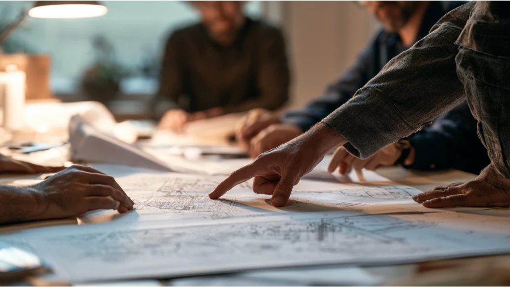 Coordinated construction drawings for permit approval